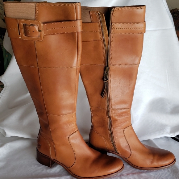 Timberland Shoes - Timberland SMART Women's TAN Over the Knee Boots,SIZE 7.